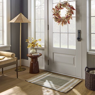 Eucalyptus Artificial Wreath Green -: Faux Polyester Leaves, 26" Unlit Indoor Decor - Threshold™ designed with Studio McGee, 2 of 8