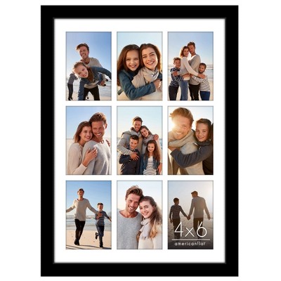 Americanflat 14x20 Collage Picture Frame - Fits Nine 4x6 Photos or One 14x20 Photo