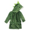 Hudson Baby Infant Boy Plush Bathrobe and Toy Set, Dinosaur, One Size - 4 of 4