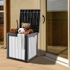 50 Gallon Resin Deck Box, Lockable Waterproof Ourdoor Storage Container for Pool Accessories, Patio and Garden Tools - 2 of 4