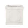 Sevobal Planters Small Plant Pot for Indoor Home Office Table Plants, Small Square Planter pot for Flowers Herb,White, 10.75"*10.75"*11" - 3 of 4