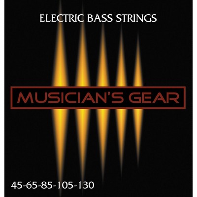 Musician's Gear Electric 5-String Nickel Plated Steel Bass Strings