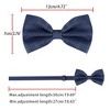 Allegra K Men's Halloween Polka Dots Pre-Tied Work Formal Party Tuxedo Bowknot Bow Ties - 4 of 4