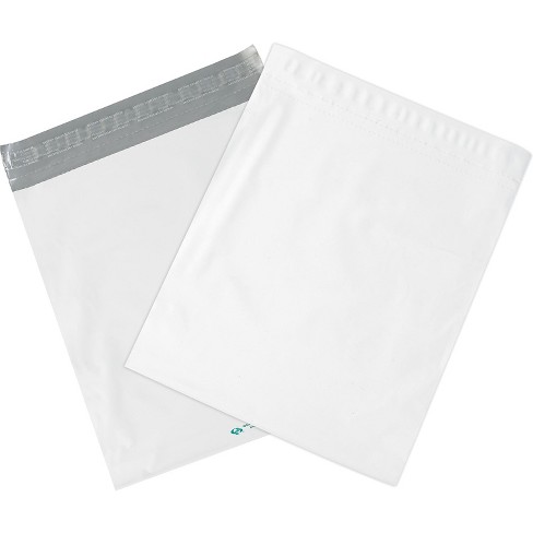 Gusseted Large Poly Mailers 20X24x4 Size. Pack Of 50 White Poly