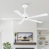Airsurfer 52 inch 5 Blade Ceiling Fans with No Light and Remote Control - 2 of 4