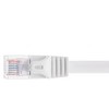 Monoprice Cat6 Ethernet Patch Cable - 0.5 Feet - White | Snagless RJ45, Flat, 550MHz, UTP, Pure Bare Copper Wire, 30AWG, For Network Internet Modem - 4 of 4