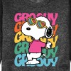 Men's - Peanuts - Groovy Stacked Graphic Fleece Sweatshirt - 2 of 4