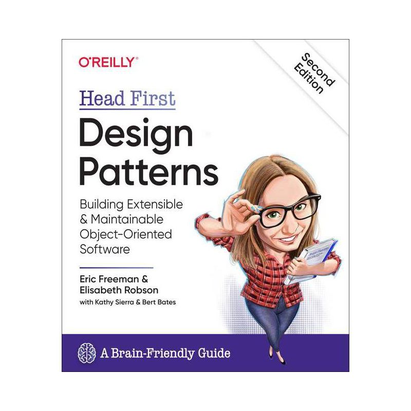 Head First Design Patterns - 2nd Edition by  Eric Freeman & Elisabeth Robson (Paperback), 1 of 2