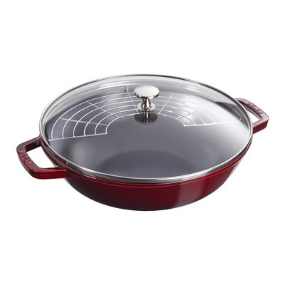 Staub Cast Iron 12-inch Fry Pan - Grenadine : Target