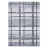 Washable Rug Modern Geometric Accent Rug with Non-Slip Backing Stain-Resistant Plaid Floor Mats Foldable Ultra-Thin Contemporary Indoor Carpet - 4 of 4