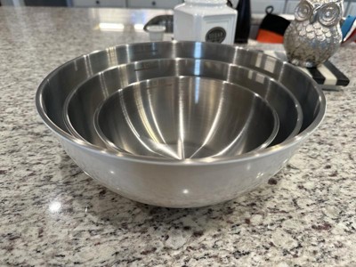 Choice 5 Qt. Stainless Steel Mixing Bowl with Silicone Non-Slip Base