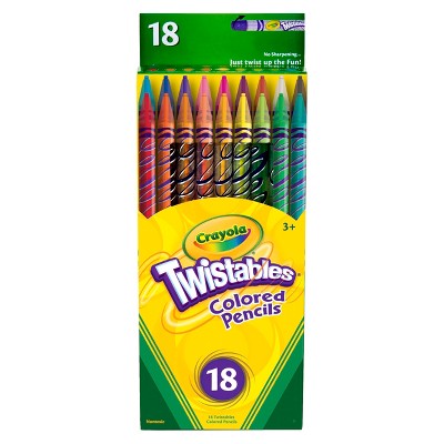 Crayola Twistables Crayons Coloring Set, Twist Up Crayons for Kids, 10 Count