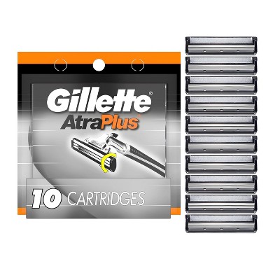 Gillette - Atra Plus Mens Razor Blade Refill Cartridges, 10 Count