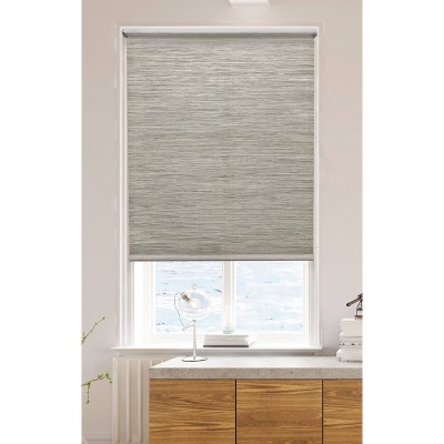 54" x72" Light Filtering Natural Roller Shade Gray - Lumi Home Furnishings