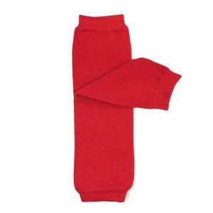 Wrapables Colorful Baby & Toddler Leg Warmers 1, Solid Red - 1 of 2