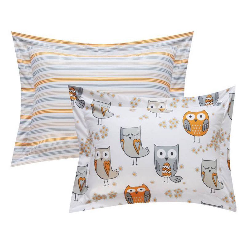 8pc Full Horned Bed in a Bag Reversible Kids&#39; Comforter Set Gray - Chic Home Design, 4 of 7