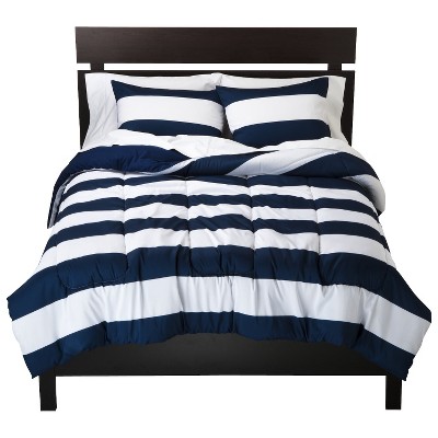 rugby stripe complete bedding set