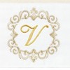 Linum Home Textiles 100% Turkish Cotton MONICA Gold Thread 2PC Embellished Hand Towel Set - 3 of 3