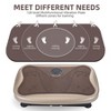 TopComfy Vibration Plate Whole Body Exercise with Adjustable Speed for Lymphatic Drainage Fat Burning Weight Loss Home Gym, Gold, 24.5"*16"*8" - 2 of 4