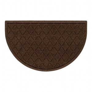WaterHog 2'x3'3" Argyle Indoor/Outdoor Half Round Door Mat - 1 of 4