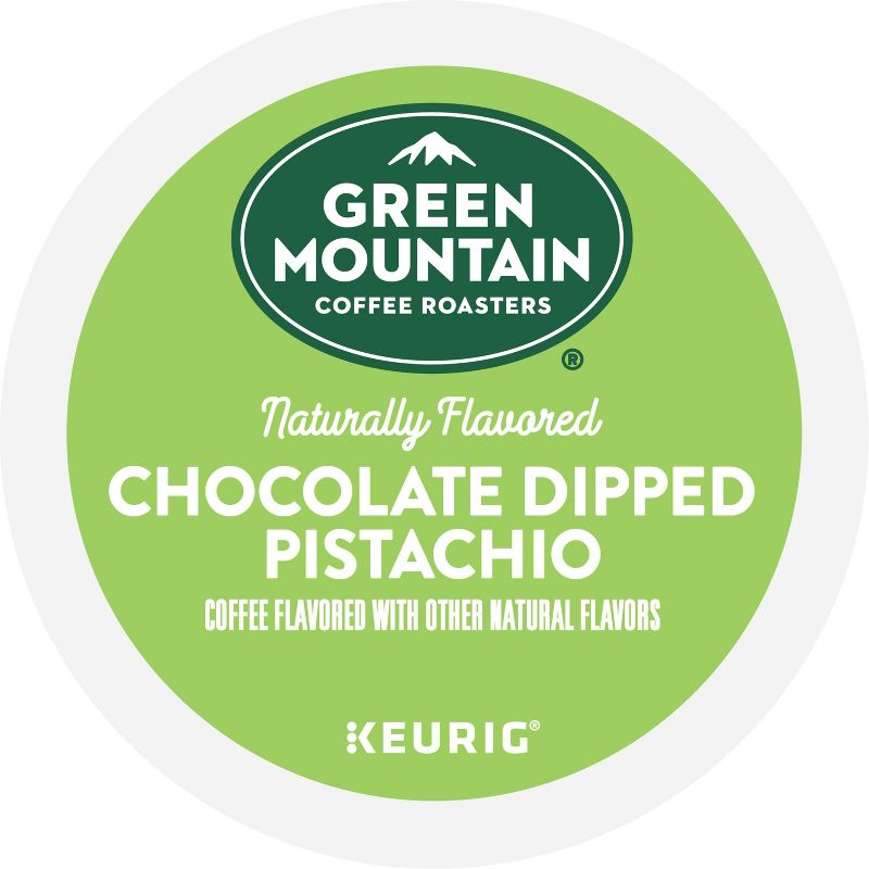 Green Mountain Chocolate Dipped Pistachio Light Roast Coffee Pods - 7.9oz/24ct, 2 of 9