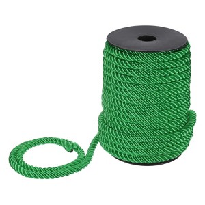 Unique Bargains Soft Polyester Twisted Silk Decorative Craft Cord Trim Cord Rope 22 Yards 1 Pc - 1 of 4