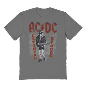 Acdc Men's Angus Rocks Out Short Sleeve Graphic Cotton T-Shirt - 1 of 1