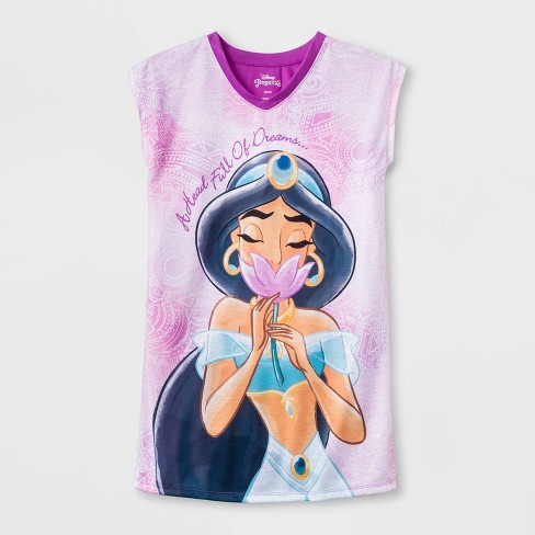 Girls Disney Princess Jasmine Dorm Nightgown Purple Target