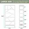 Resenkos Bookshelf, Bookcase Standing Shelf Unts,71" Bookshelf, Industrial Etagere Bookcase 6 Shelf Display Rack, - 2 of 4