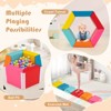 Safstar Colorful Exercise Tumble Mat for Kids w/Detachable Zippered PU Covers Hook - 4 of 4