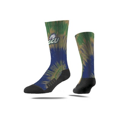 NCAA Florida Gulf Coast Eagles Tie-Dye Adult Crew Socks - M/L