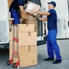 Costway Folding Hand Truck 150lbs Capacity Dolly with  Telescoping Handle & Bungee Cord - 2 of 4
