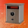 Heat Storm 1500W A-1500-ILODT Logan Deluxe Portable Electric Infrared Space Heater in Tan - 2 of 4