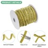 Unique Bargains Metallic Velvet Flexible Ribbon for Crafts 3/8 Inch x 50 Yards 1 Pc - 2 of 4
