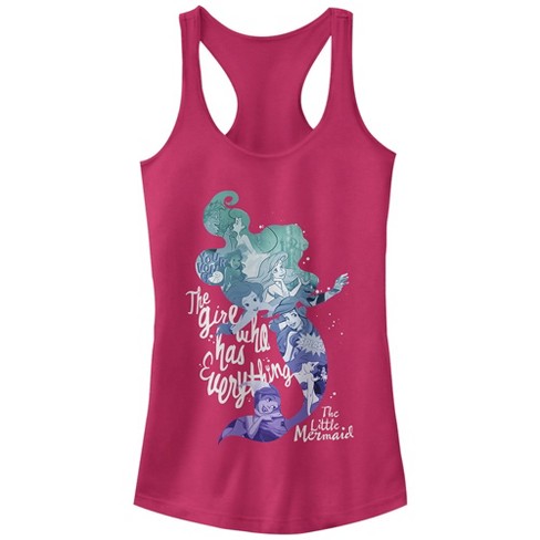 Juniors Womens The Little Mermaid Ariel Has Everything Racerback Tank ...