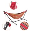 SUGIFT  2 Person Cotton Hammock with Stand 450lb Capacity - 2 of 4