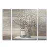 Trademark Fine Art -Julia Purinton 'Pussy Willow Still Life Gray Pots' Multi Panel Art Set Large 3 Piece - 2 of 2