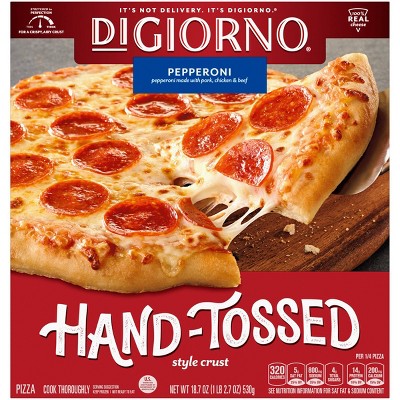 DiGiorno Hand Tossed Crust Pepperoni Frozen Pizza - 18.7oz