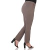Rekucci Curvy Woman Ease into Comfort  Straight Pant with Tummy Control - 2 of 4