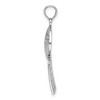 Black Bow Jewelry 14k White Gold Diamond Cut Basketball and Net Pendant - 2 of 4