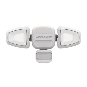 Mr. Beams Motion-Sensing Battery Powered LED White Security Light Model No. MB3200-WHT - 1 of 1