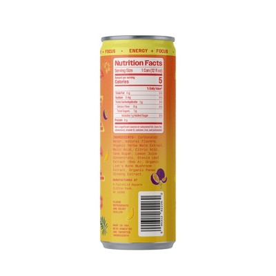 Benny Energy Sparkling Mango Passionfruit - 12 fl oz Can