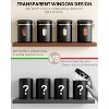 22OZ Airtight Stainless Steel Coffee Canister with Window, for Beans & Grounds - 2 of 4