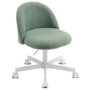 Karl Home | Soya Green Task Chair Office Desk Chair Make Up Chair With Wheels - 1 of 4