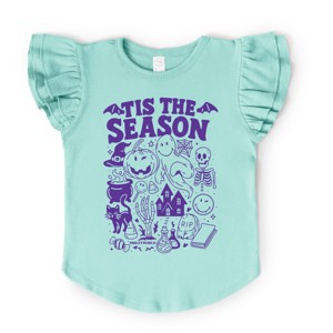 SmileyWorld Tis The Season Halloween - Flutter Sleeve Graphic T-Shirt - 1 of 4