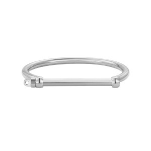 Adornia Tarnish Resistant Silver Plated Men's Screw Cuff - 1 of 2