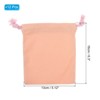 Unique Bargains 100% Cotton Reusable Washable Dust Drawstring Bags 12 Pcs - 2 of 4