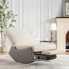 Runesay Gray Modern Rocking Chair Recliner - 3 of 4