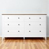 6 Drawer Dresser for Bedroom with Metal Handles, Wood Storage Cabinet Sideboard Buffet for Entryway, Hallway or Living Room - 3 of 4