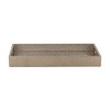 Cheung's Labai Shagreen Mirrored Tray Gray - 3 of 4